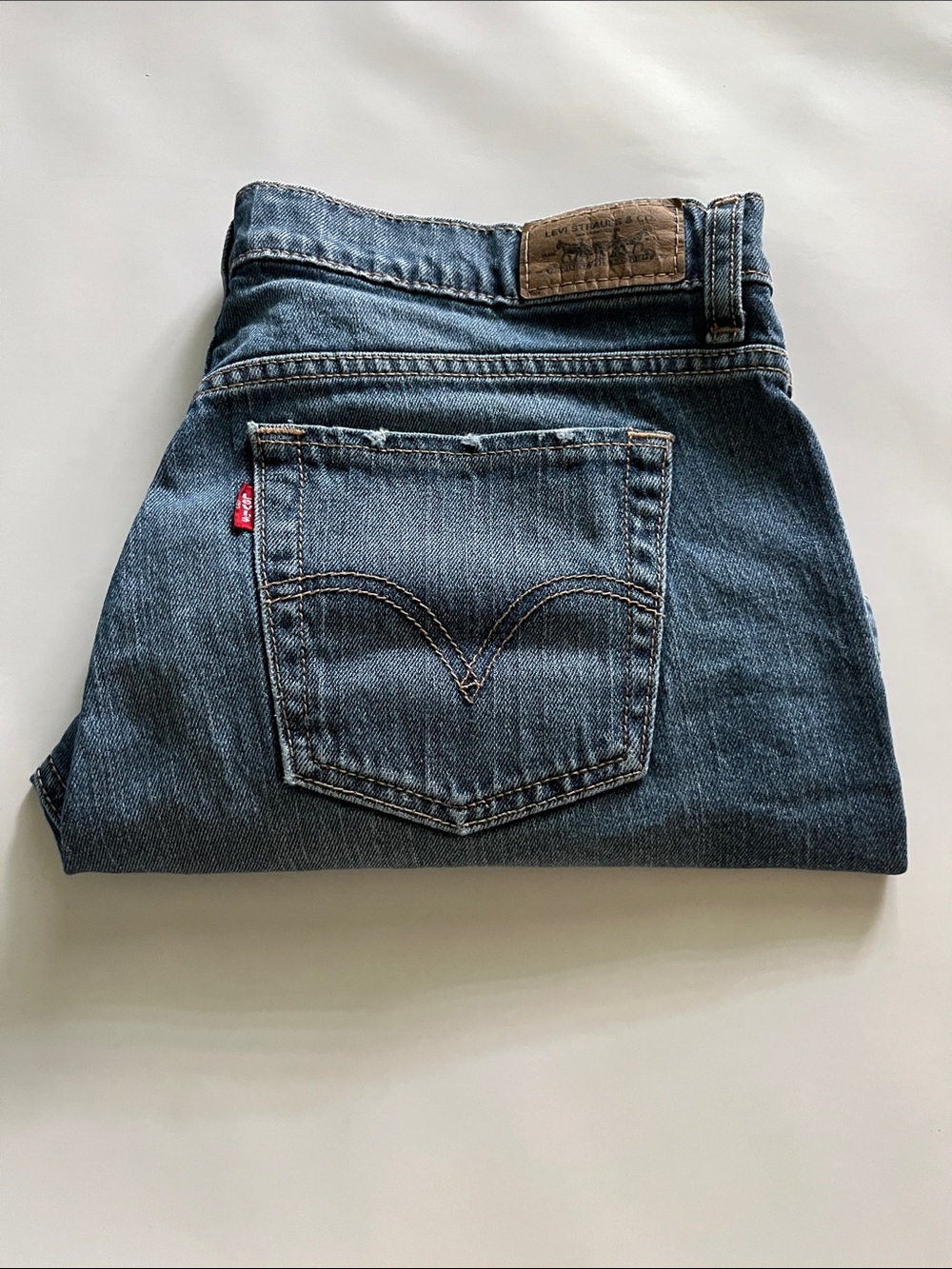 Levi’s 515 Shorts Mid Rise Size 8 - Picture 3 of 16